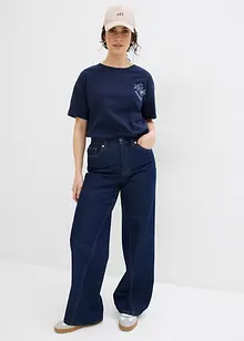Maglia taglio boxy in puro cotone, bonprix