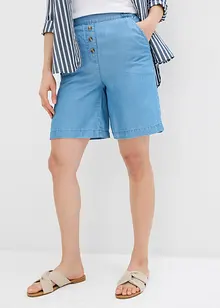 Shorts in lyocell con inserti elastici in vita, bonprix