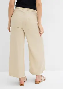 Pantaloni  a 7/8 in lyocell con elastico in vita, bonprix