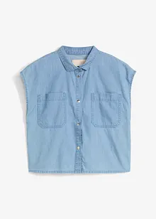 Camicia di jeans in cotone fluente, bonprix