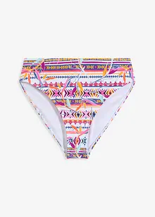 Slip sgambato a vita alta per bikini, bonprix
