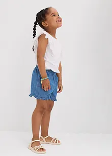Shorts di jeans in cotone fluente, bonprix