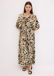 Abito lungo in viscosa fluente con paillettes, bonprix