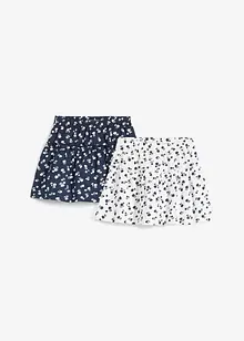 Gonna in jersey di puro cotone biologico (pacco da 2), bonprix