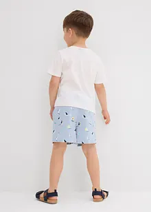 T-shirt e pantaloncini in puro cotone biologico (set 2 pezzi), bonprix