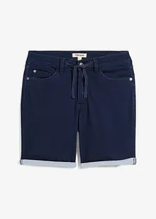 Bermuda di jeans in felpa, regular fit, bonprix
