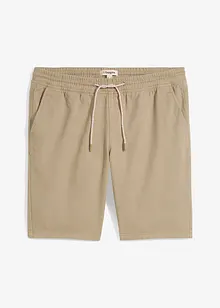 Bermuda con elastico in vita in puro cotone, regular fit, bonprix
