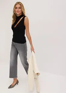 Top in maglia con cut-out, bonprix