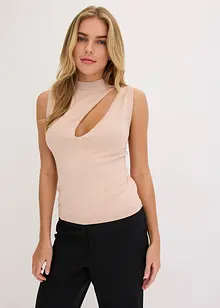 Top in maglia con cut-out, bonprix