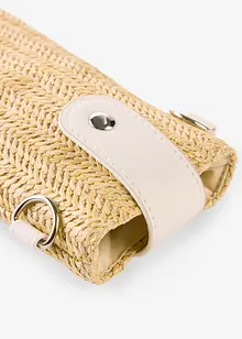 Borsa piccola a tracolla in simil paglia, bonprix