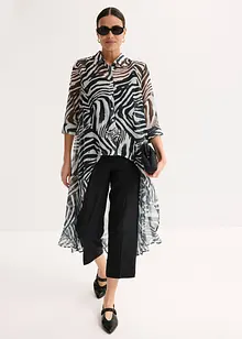 Camicia lunga in chiffon, bonprix