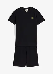 T-shirt e pantaloni corti in cotone biologico (set 2 pezzi), bonprix