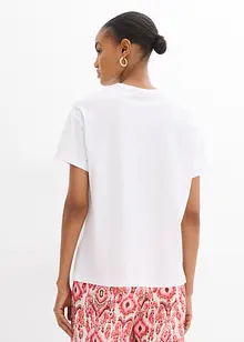 T-shirt in puro cotone, bonprix