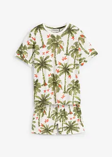 T-shirt e pantaloncini in cotone biologico (set 2 pezzi), bonprix