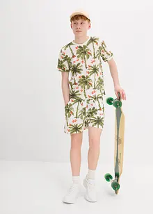 T-shirt e pantaloncini in cotone biologico (set 2 pezzi), bonprix