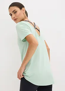 Maglia lunga per sport con scollatura dietro, bonprix