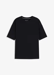 T-shirt per sport oversize con cotone, ad asciugatura rapida, bonprix
