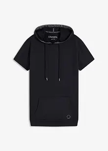 T-shirt oversize per sport con cappuccio, ad asciugatura rapida, bonprix