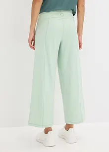 Pantaloni capri sportivi comodi con gambe larghe, bonprix