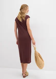 Abito midi in simil maglia, bonprix