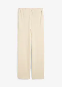 Pantaloni a palazzo in simil maglia, bonprix