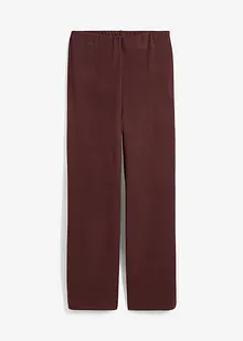 Pantaloni a palazzo in simil maglia, bonprix