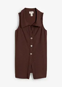 Top in crêpe operato, bonprix
