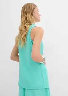 Top in crêpe operato, bonprix