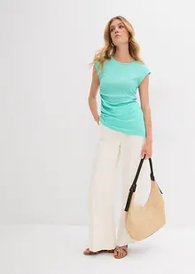Maglia in crêpe operato, bonprix