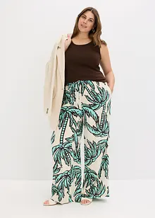 Pantaloni larghi in viscosa fluente, bonprix