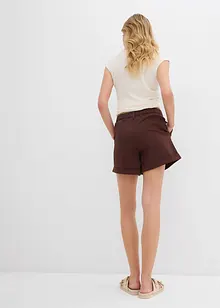 Shorts in twill a vita alta, bonprix