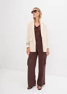 Pantaloni cargo in misto lyocell fluente, bonprix