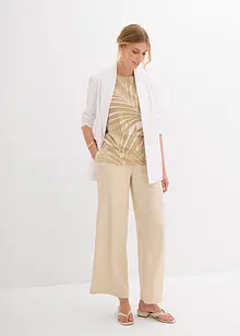 Top con spacchi laterali, bonprix