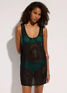Top lungo trasparente copricostume, bonprix
