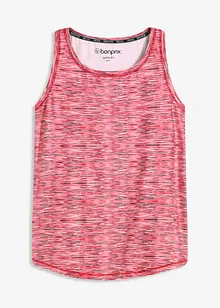 Top per sport con spalline olimpioniche, ad asciugatura rapida, bonprix
