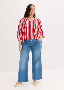 Blusa in viscosa strutturata, bonprix