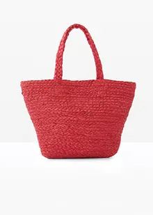 Borsa shopper piccola di paglia, bonprix