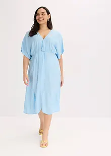 Abito tunica in crinkle, bonprix