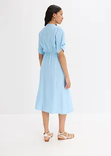 Abito tunica in crinkle, bonprix