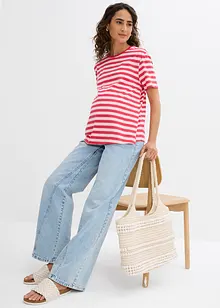 Maglia prémaman / da allattamento 2 in 1 in cotone biologico (pacco da 2), bonprix