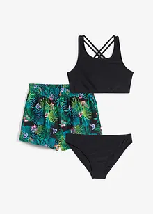Bikini e slip (set 3 pezzi), bonprix