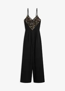 Tuta elegante in jersey con pizzo, bonprix