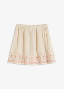 Minigonna con ricami, bonprix