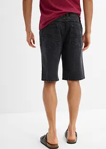 Bermuda in jeans con cinta elasticizzata ai lati, classic fit, bonprix