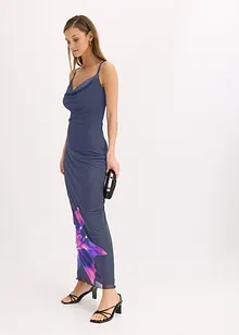 Abito con spalline sottili in mesh fine, bonprix