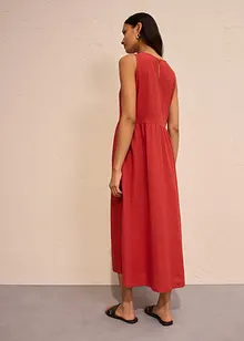 Abito lungo in misto lino e viscosa leggero, bonprix