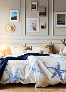 Biancheria da letto double face con stelle marine, bonprix