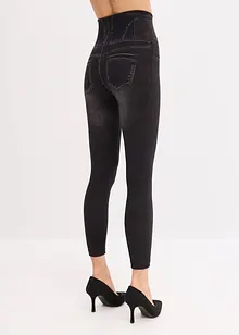 Leggings effetto jeans senza cuciture con effetto modellante forte, bonprix