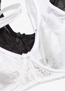 Reggiseno minimizer con spalline imbottite (pacco da 2), bonprix