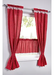 Tende fantasia con fermatenda (set 4 pezzi), bonprix